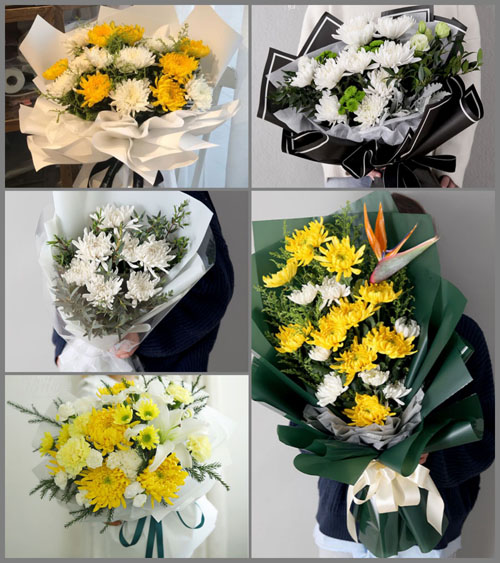 山东莱芜莱城区方下镇兰沟崖村白事花束代送